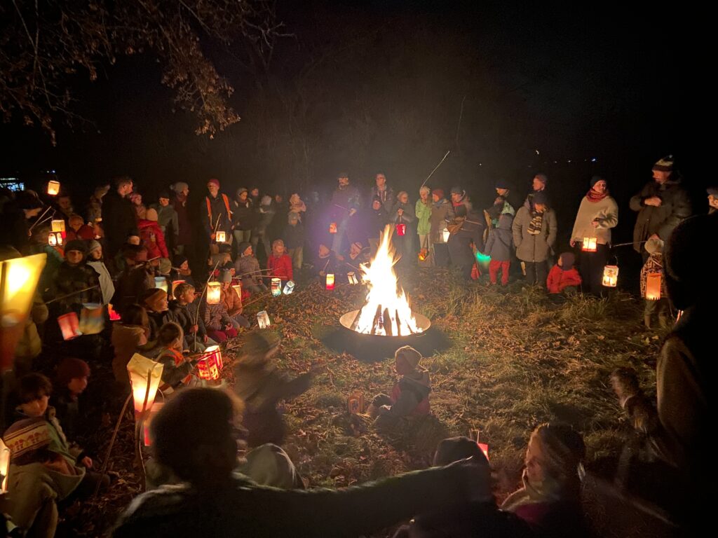 Laternenfest an der Freien Waldorfschule in Burgweiler